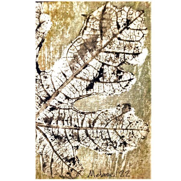 Leaves II Monoprint - Picture 3 of 6